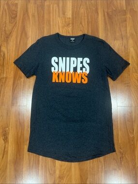 Knows Black Graphic Short Sleeve Tee